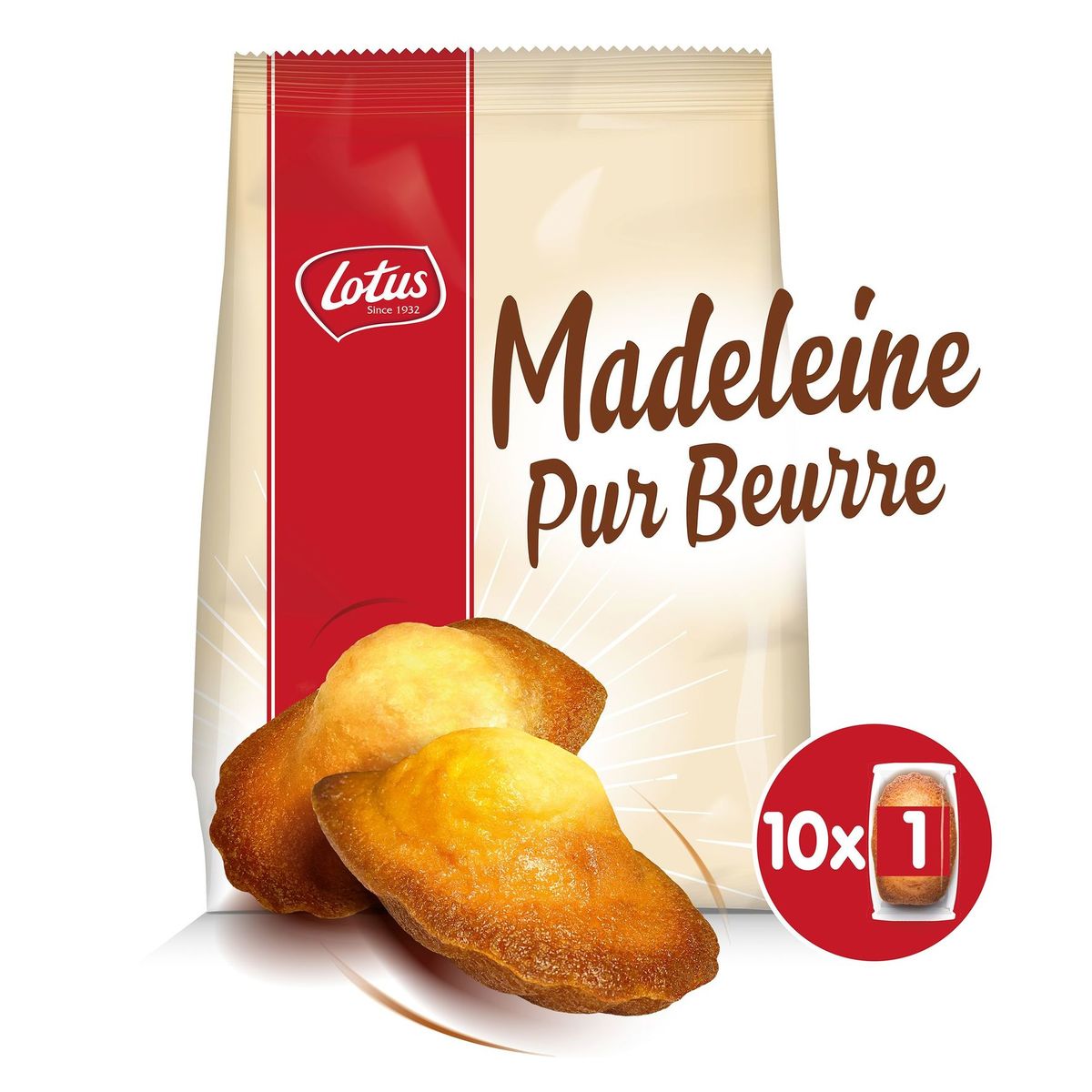 Lotus Madeleine Pur Beurre 10 x 28 g
