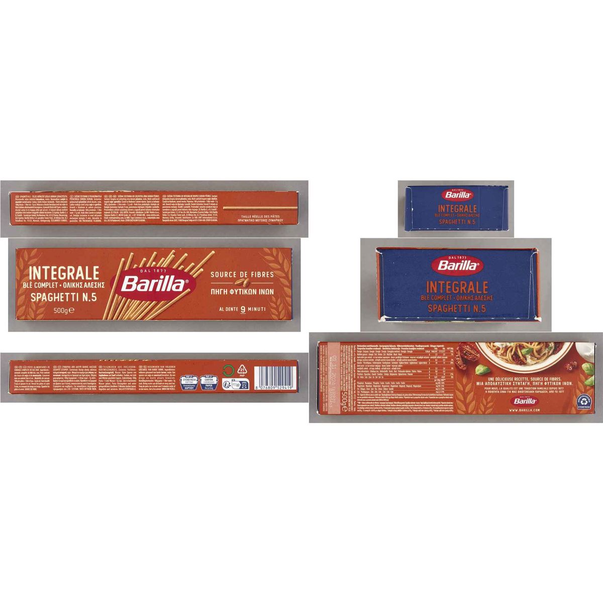Barilla Pâtes Intégrales Spaghetti 500g