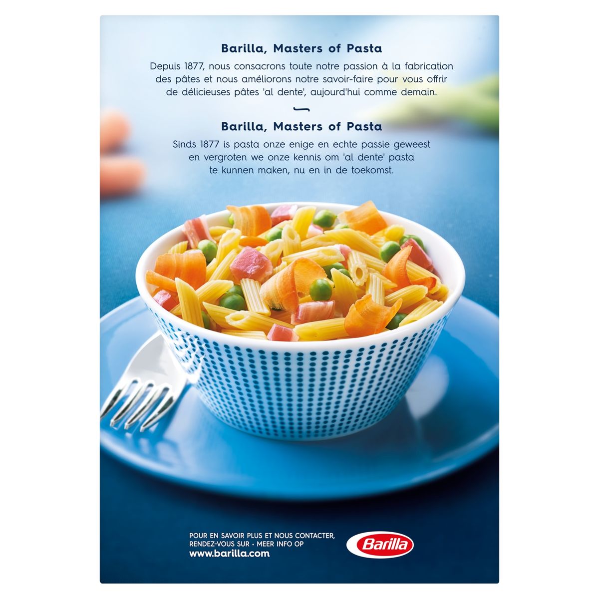 Barilla Pâtes Piccolini Mini Penne Rigate 500 g