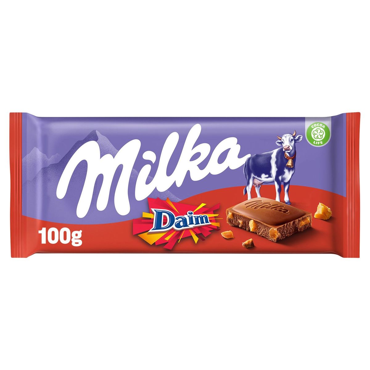 Milka Tablette De Chocolat Au Lait Caramel Daim 100 g