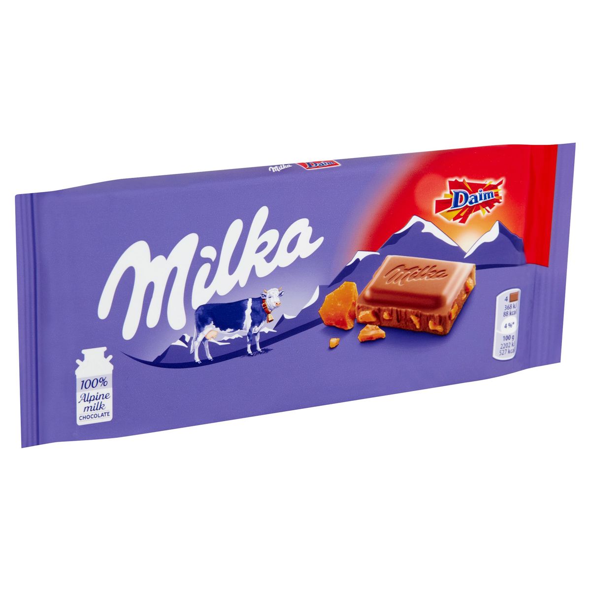 Milka Chocolade Tablet Melkchocolade Daim Karamel 100g