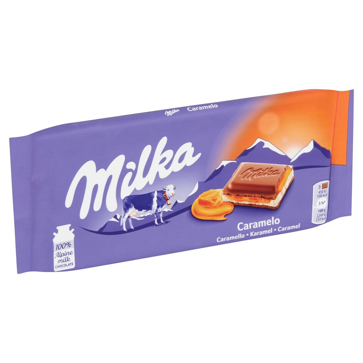 Milka Melk Chocolade Tablet Caramel 100 g