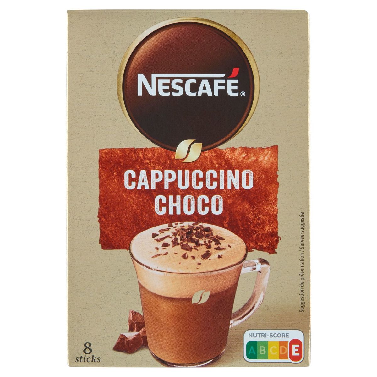Nescafé Café Cappuccino Choco 8 x 18.5 g