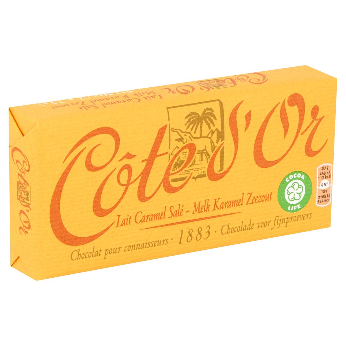 Côte d'Or Tablette Chocolat au Lait Caramel Salé 150 g
