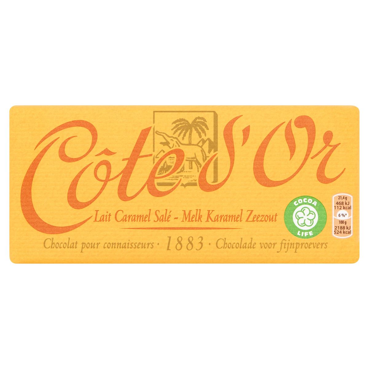 Côte d'Or Chocolade Tablet Melkchocolade Karamel & Zeezout 150 g