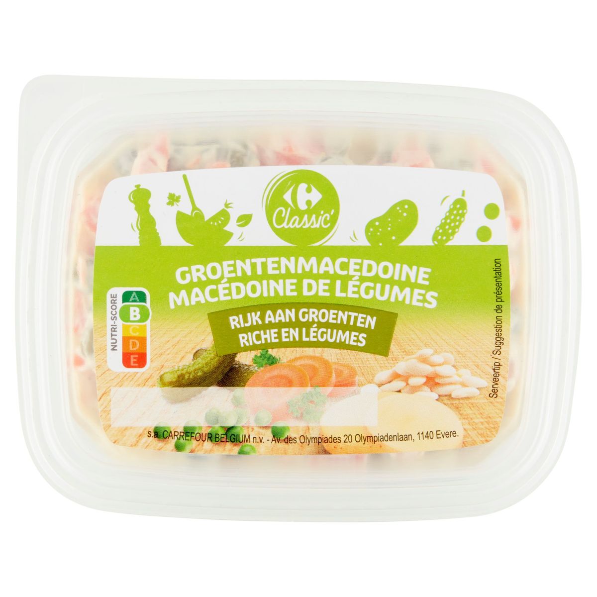 Carrefour Classic' Macédonie de Légumes 350 g
