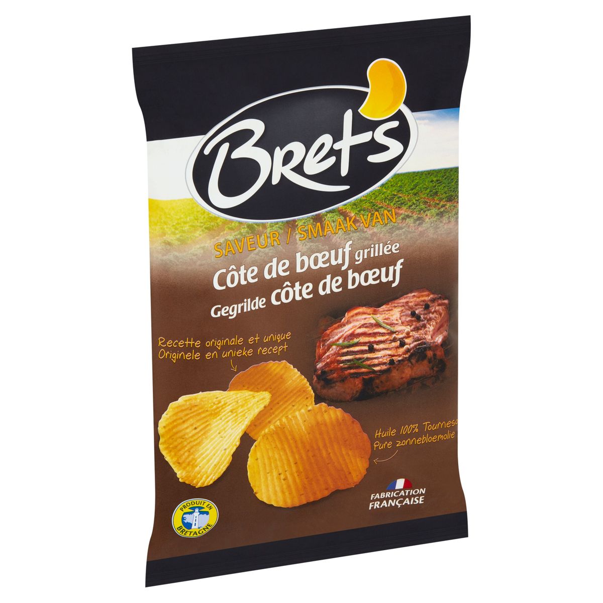 Brets Chips La Craquante Guérande Salt Flavour 125 g – épicerie les 3  gourmets
