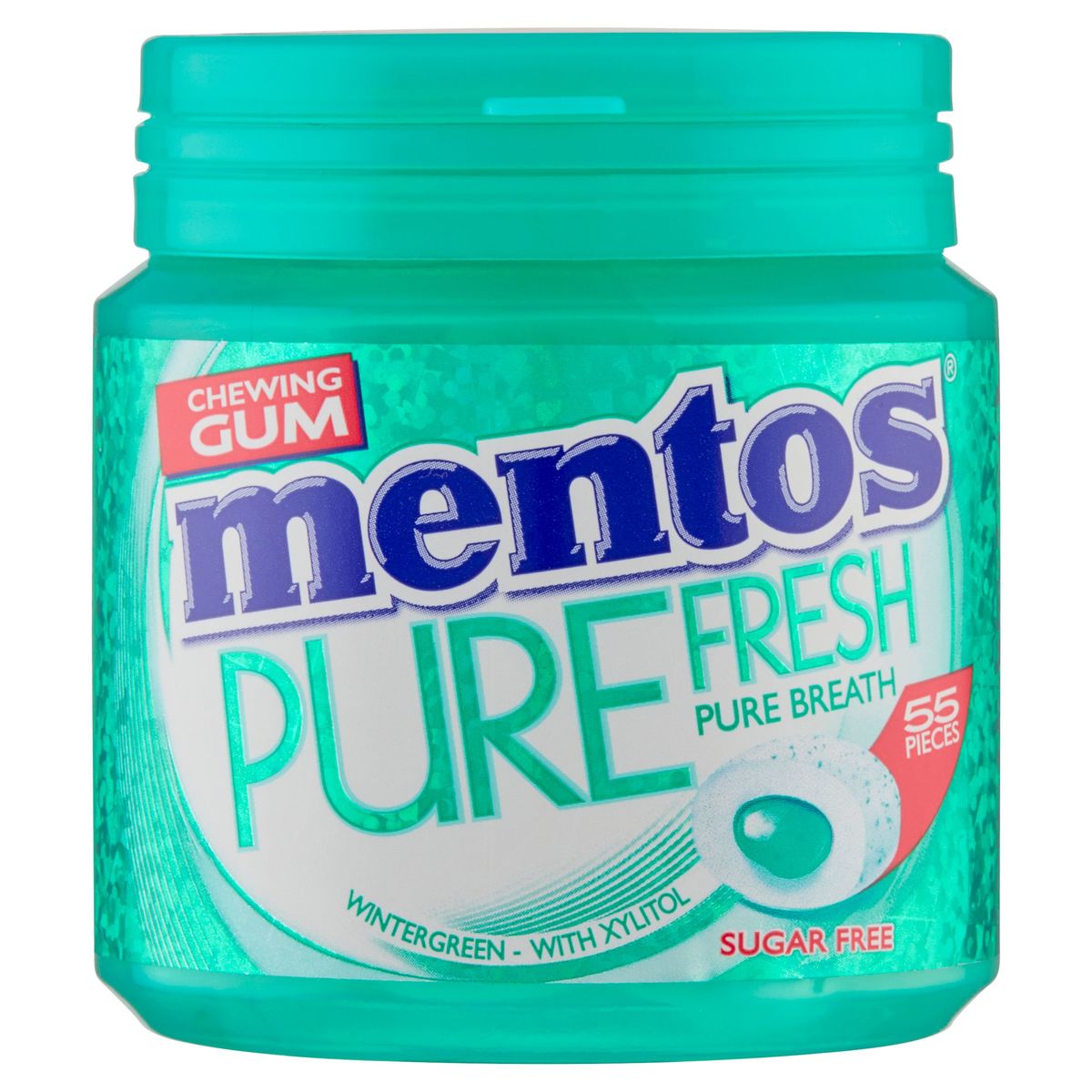 Mentos Gum Pure Fresh Wintergreen 55 Stuks