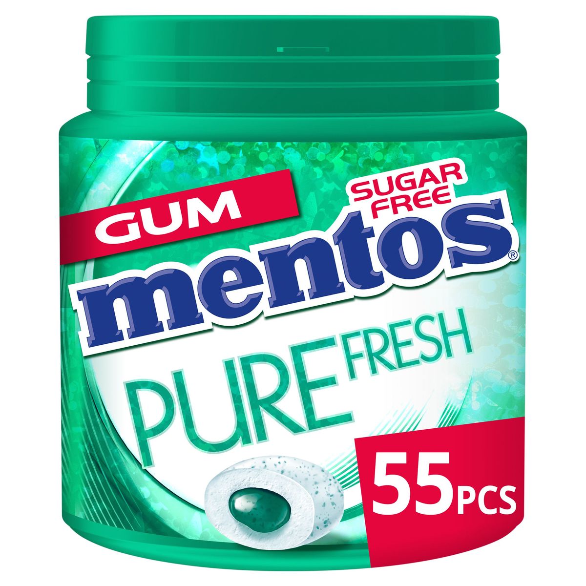 Mentos Gum Pure Fresh Wintergreen 55 Stuks
