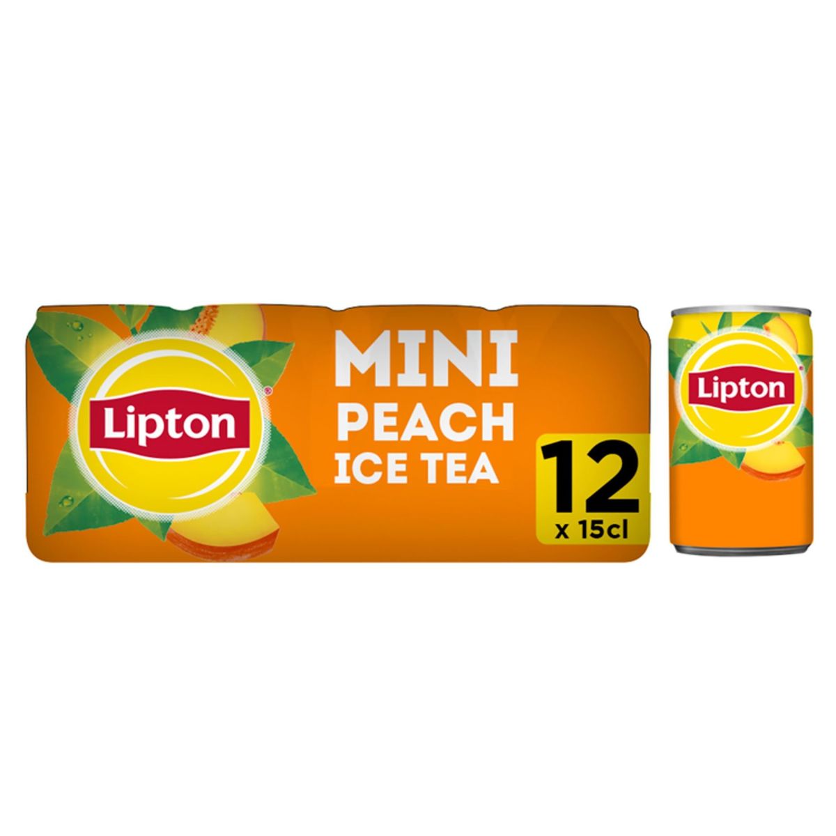 Lipton Iced Tea Thé Glacé Pêche 12 x 15 cl