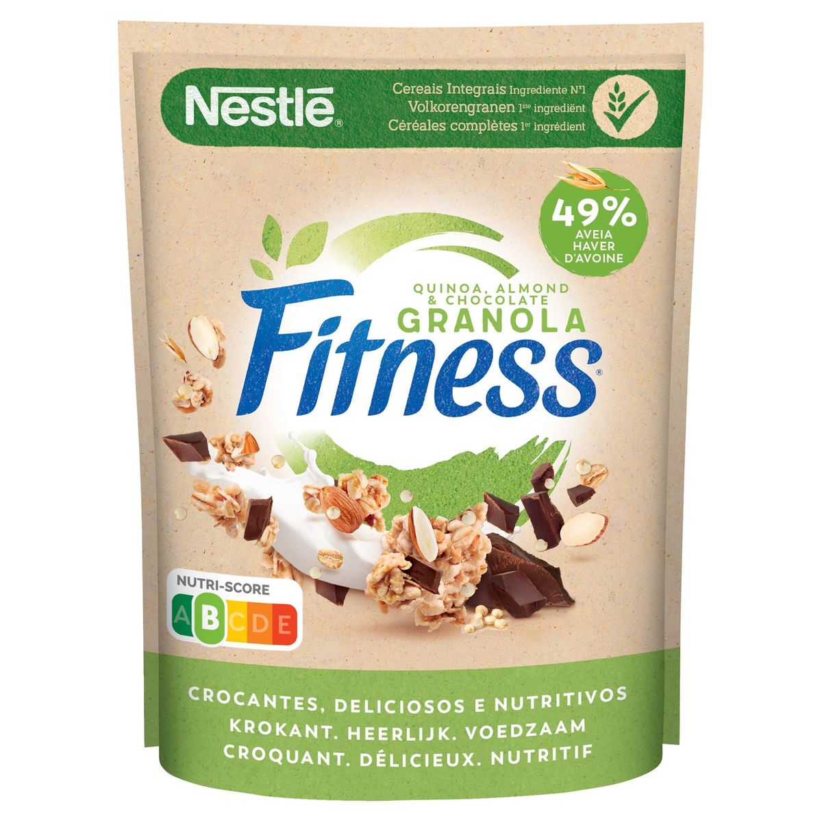 Fitness Ontbijtgranen Granola Quinoa & Chocolade 300g
