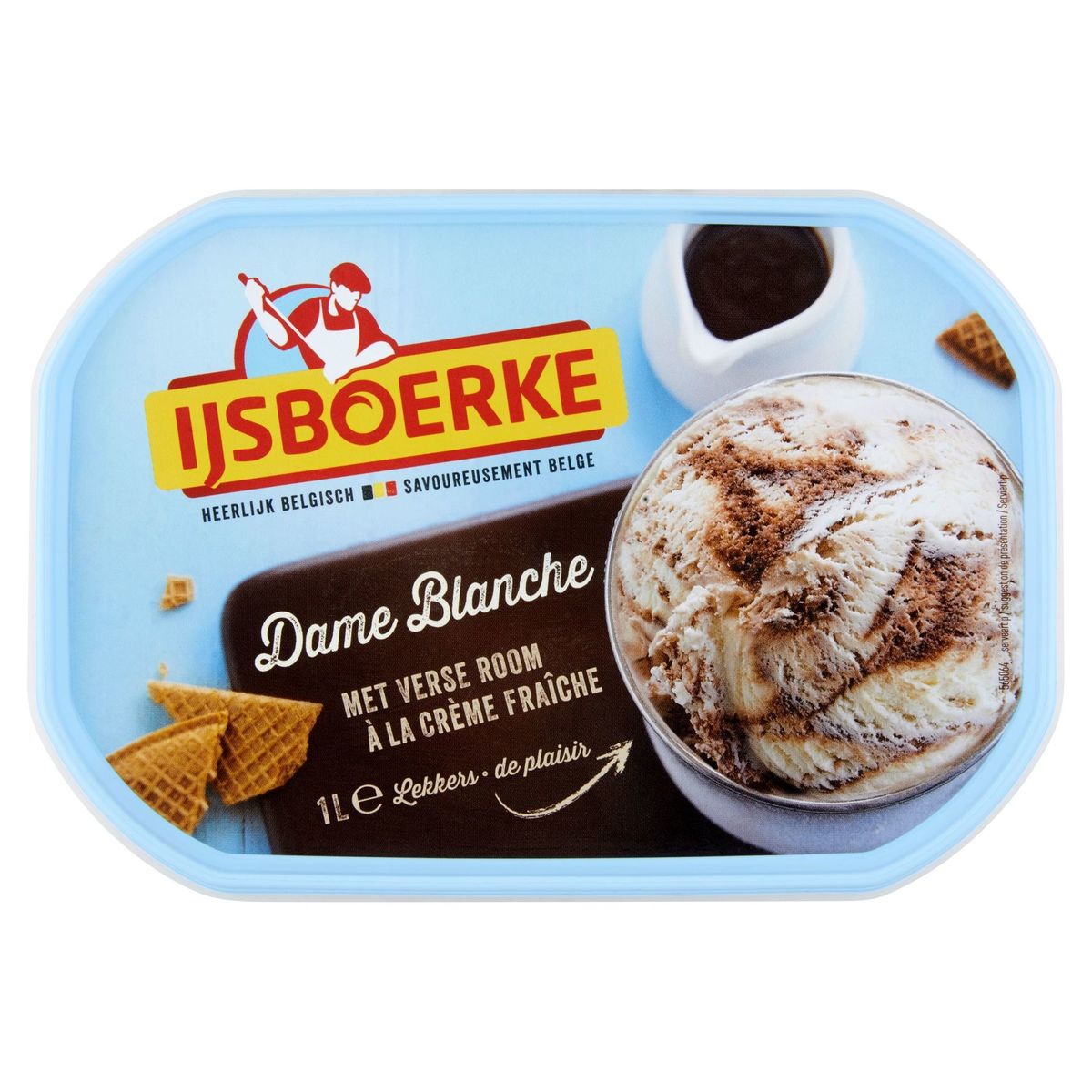 IJsboerke Dame Blanche Crème Glacée 1 L