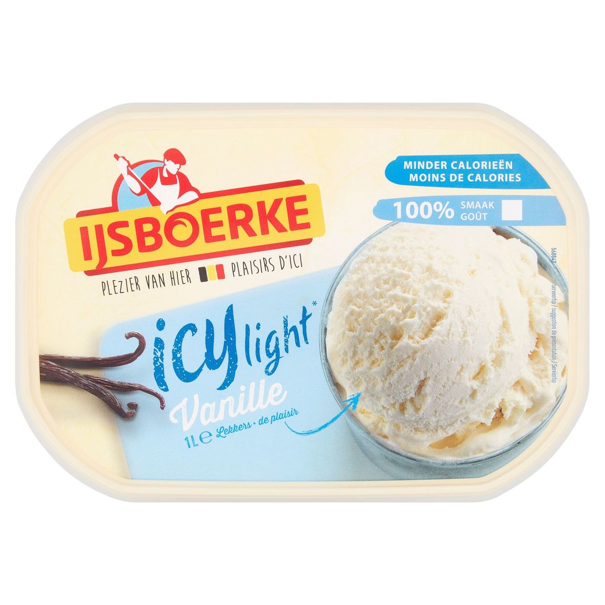 IJsboerke Icy Light Vanille 1 L