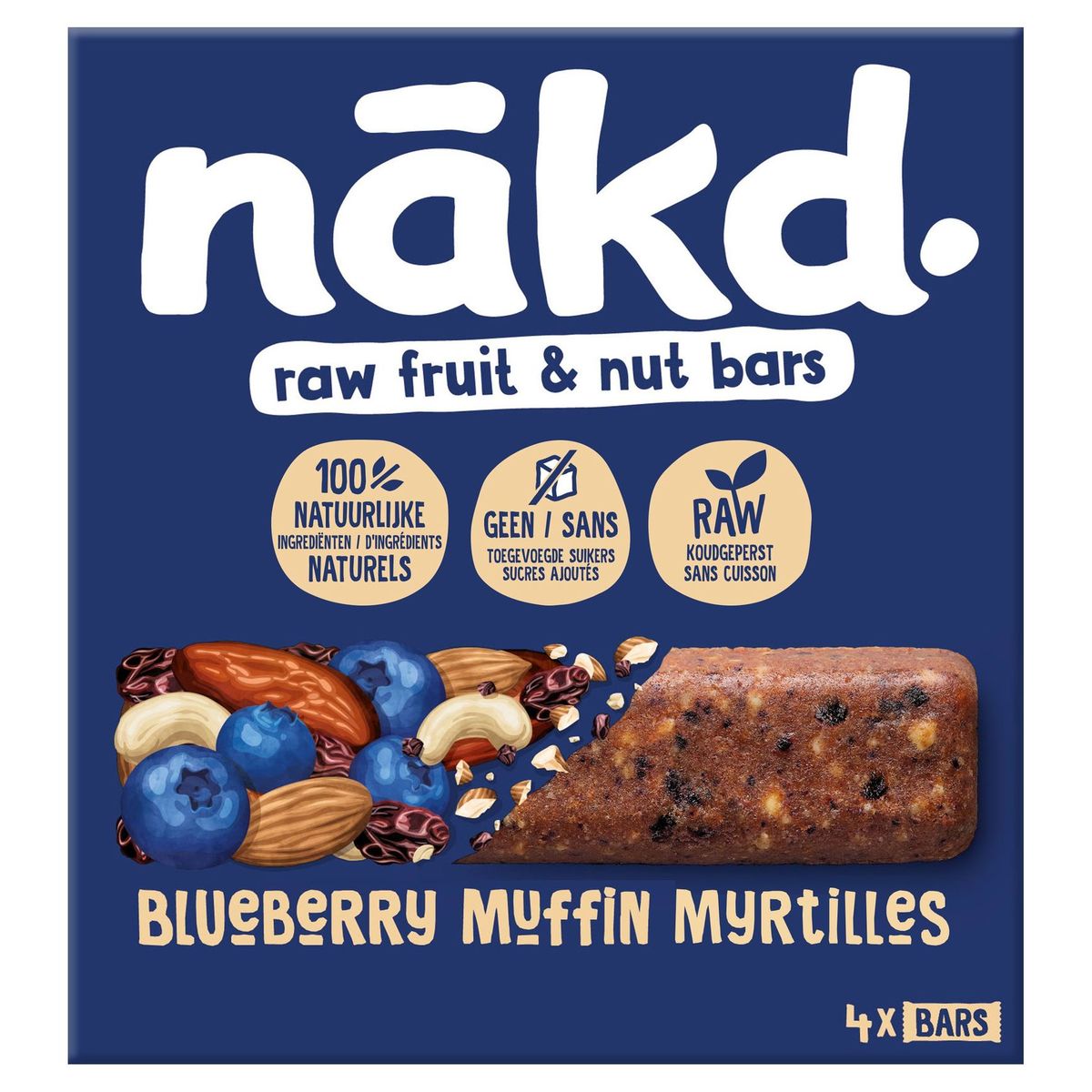 Nakd Blueberry Muffin 4 x 35 g