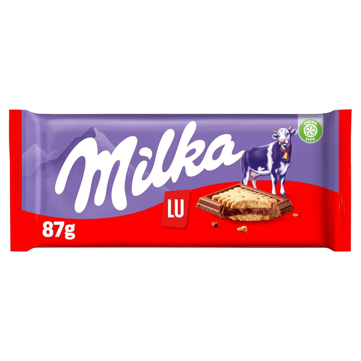 Milka Tablette De Chocolat Au Lait LU Biscuit 87 g