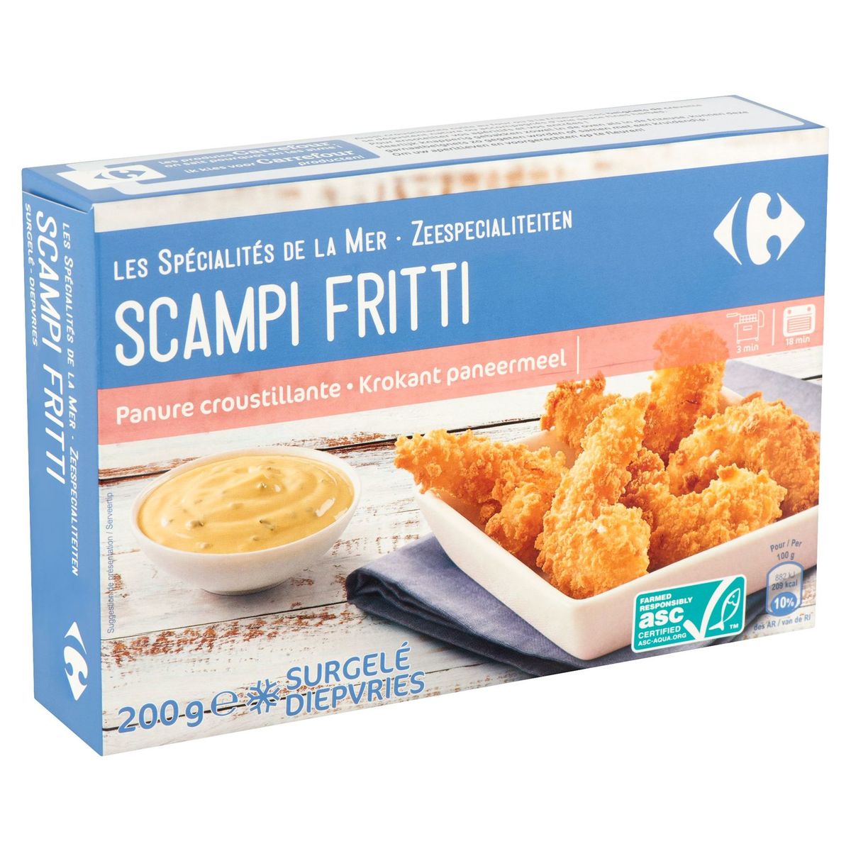 Carrefour Scampi Fritti 200 g