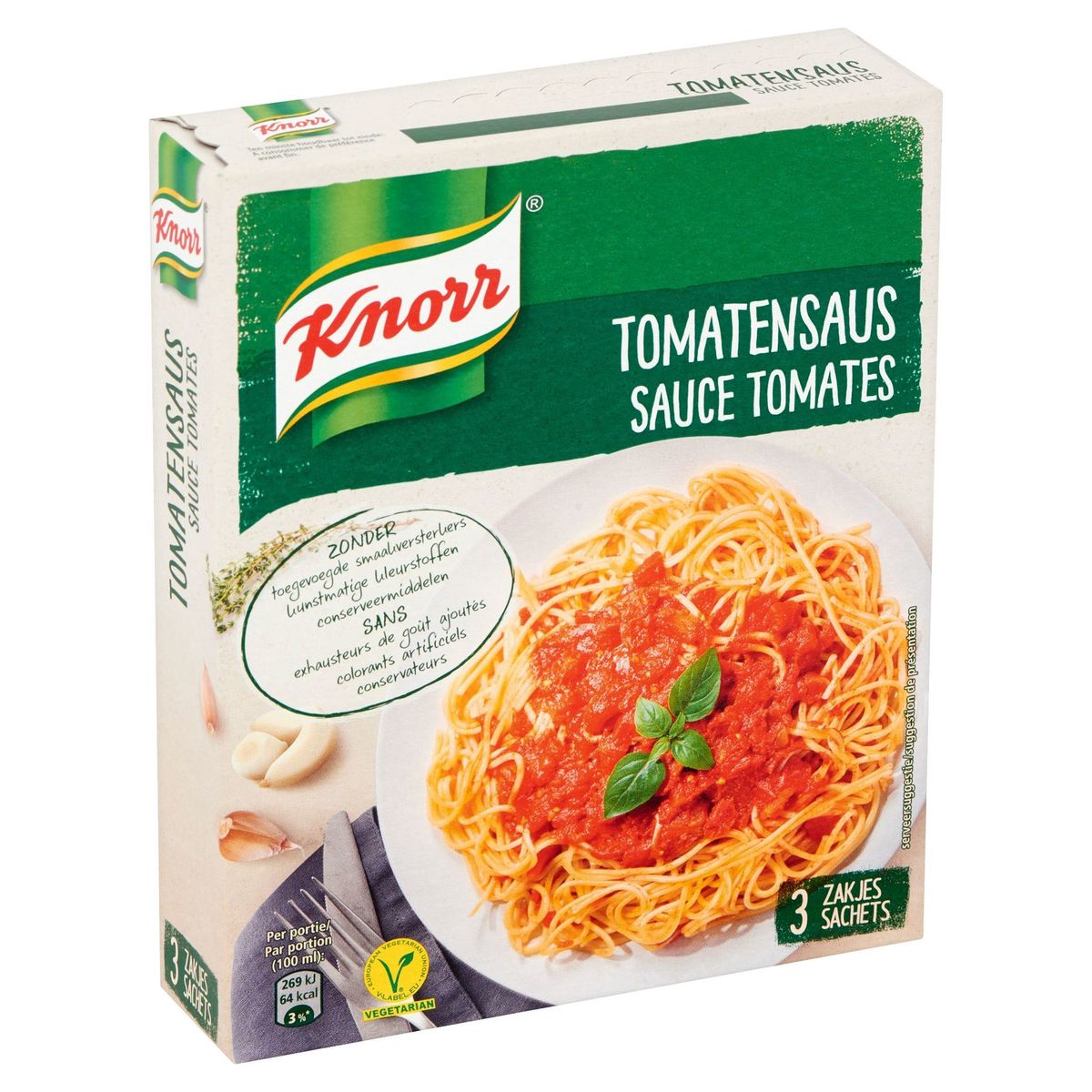 Knorr Tomaten Poeder Saus 3 x 38 g