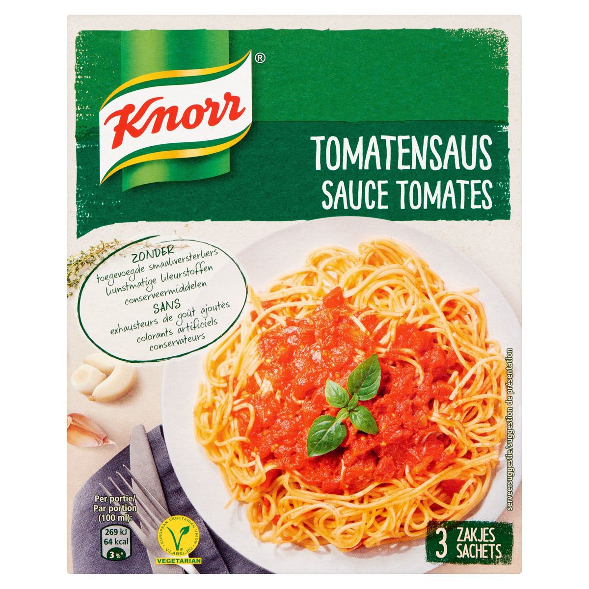 Knorr Sauce Tomate en Poudre 3 x 38 g