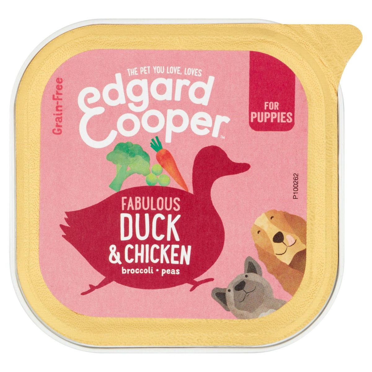 Edgard & Cooper Fabulous Duck & Chicken Broccoli Peas 100 g