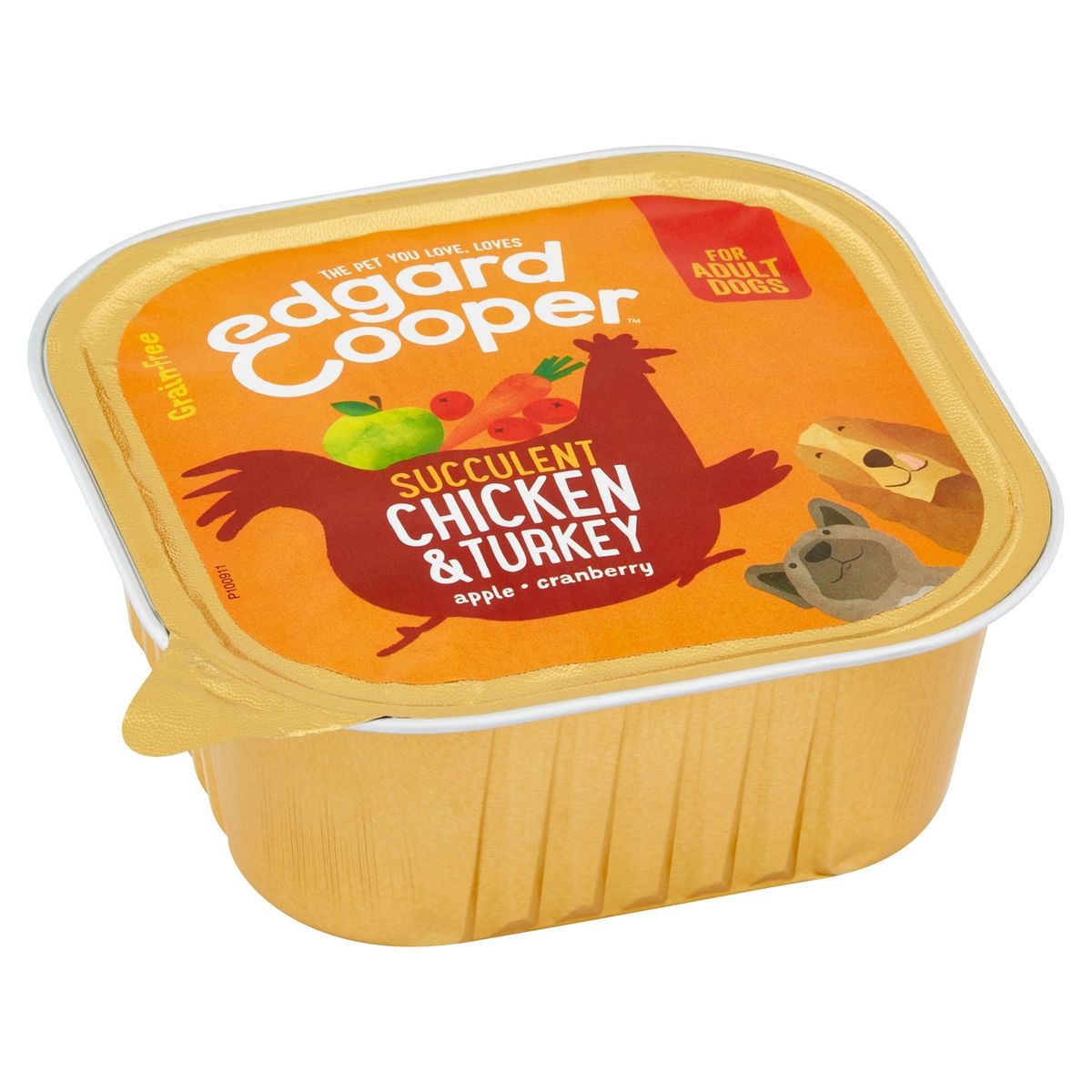 Edgard & Cooper Succulent Chicken & Turkey Apple Cranberry 300 g