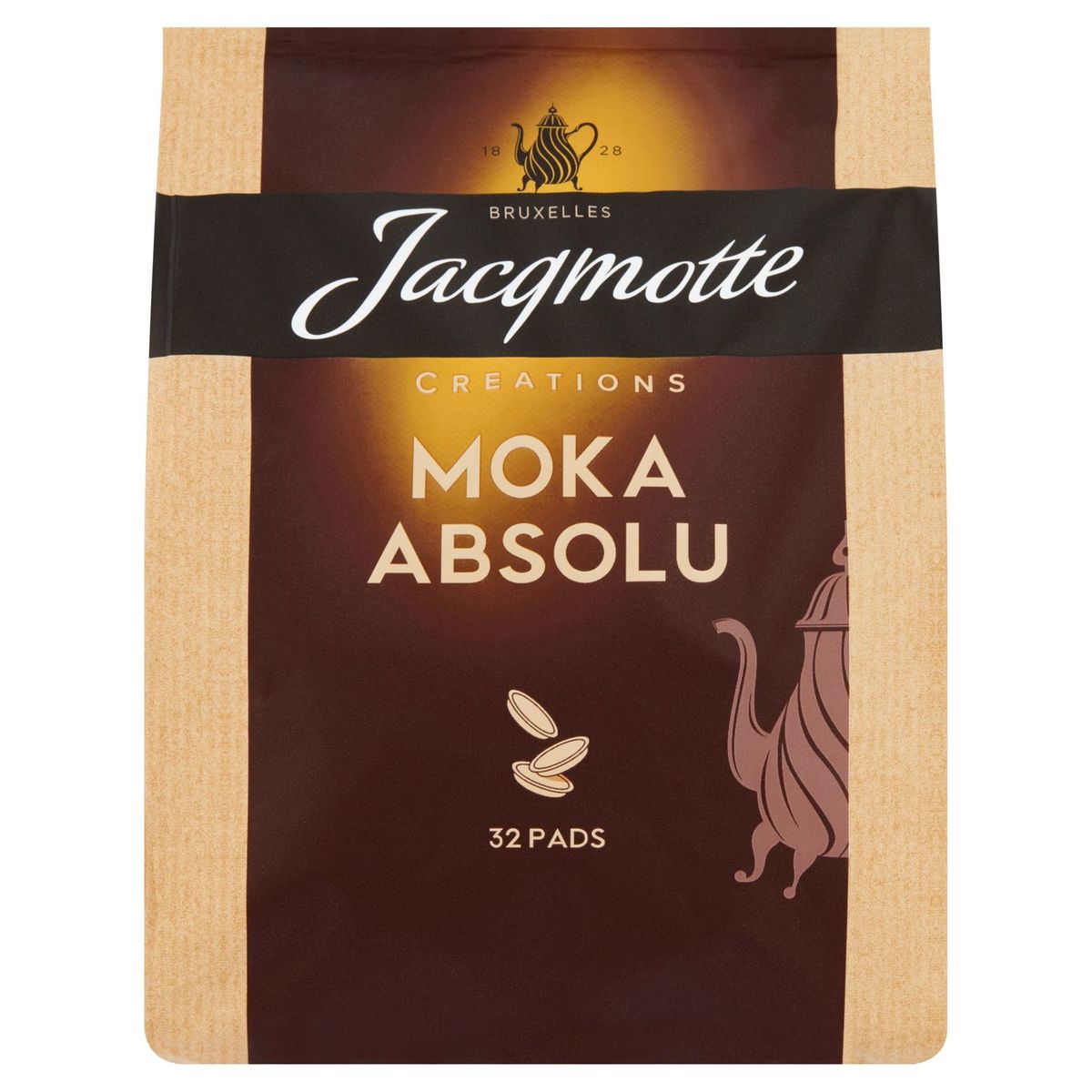 JACQMOTTE Koffie Pads Moka Absolu 32 stuks