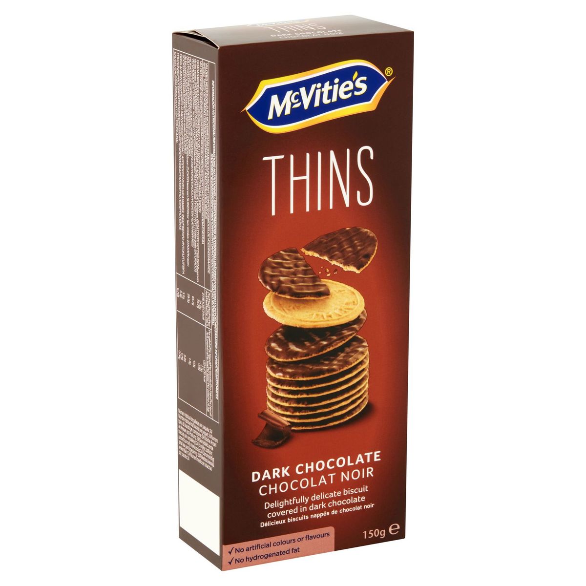 McVitie's Thins Dark Chocolate 150 g