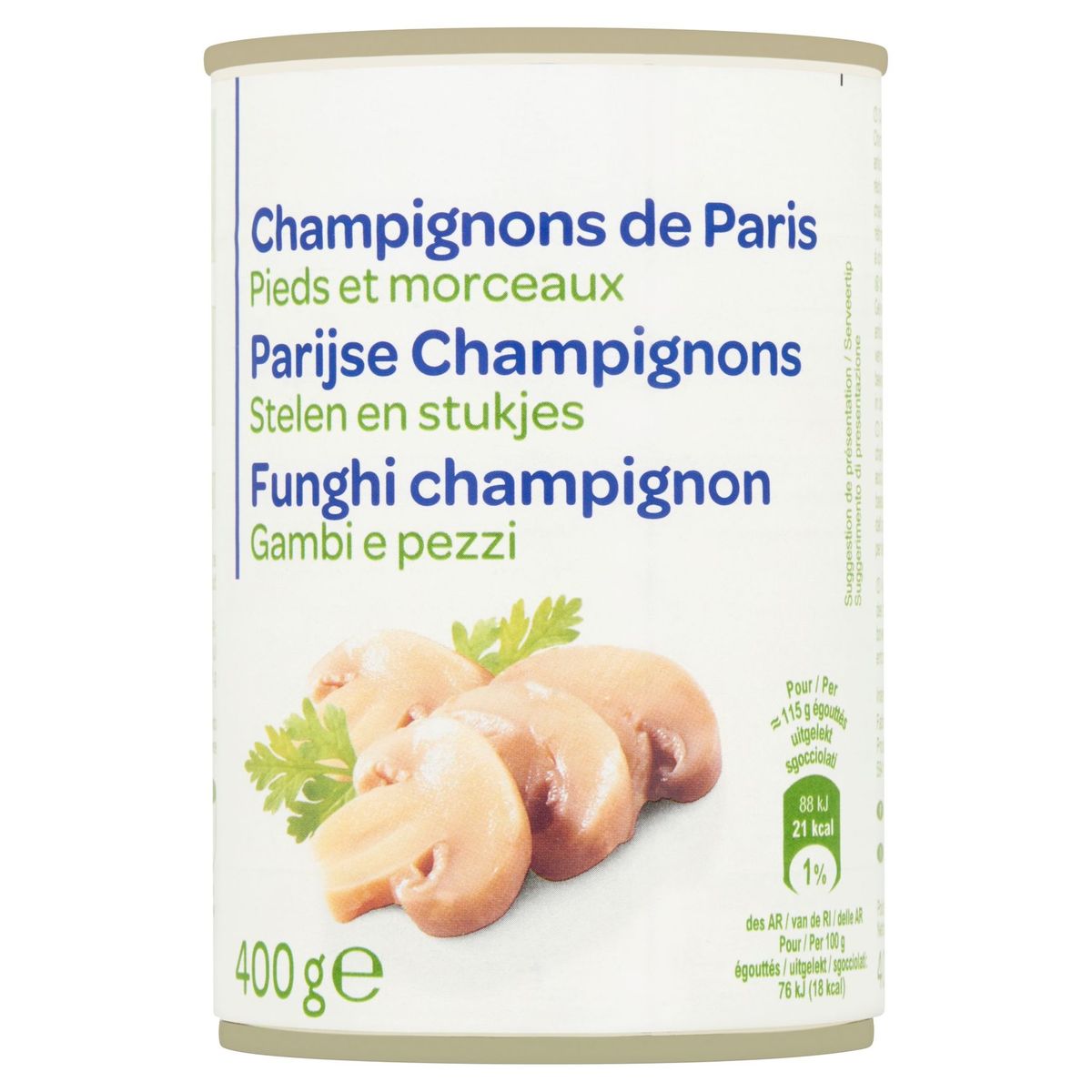 Champignons de Paris Pieds et Morceaux 400 g Carrefour Site