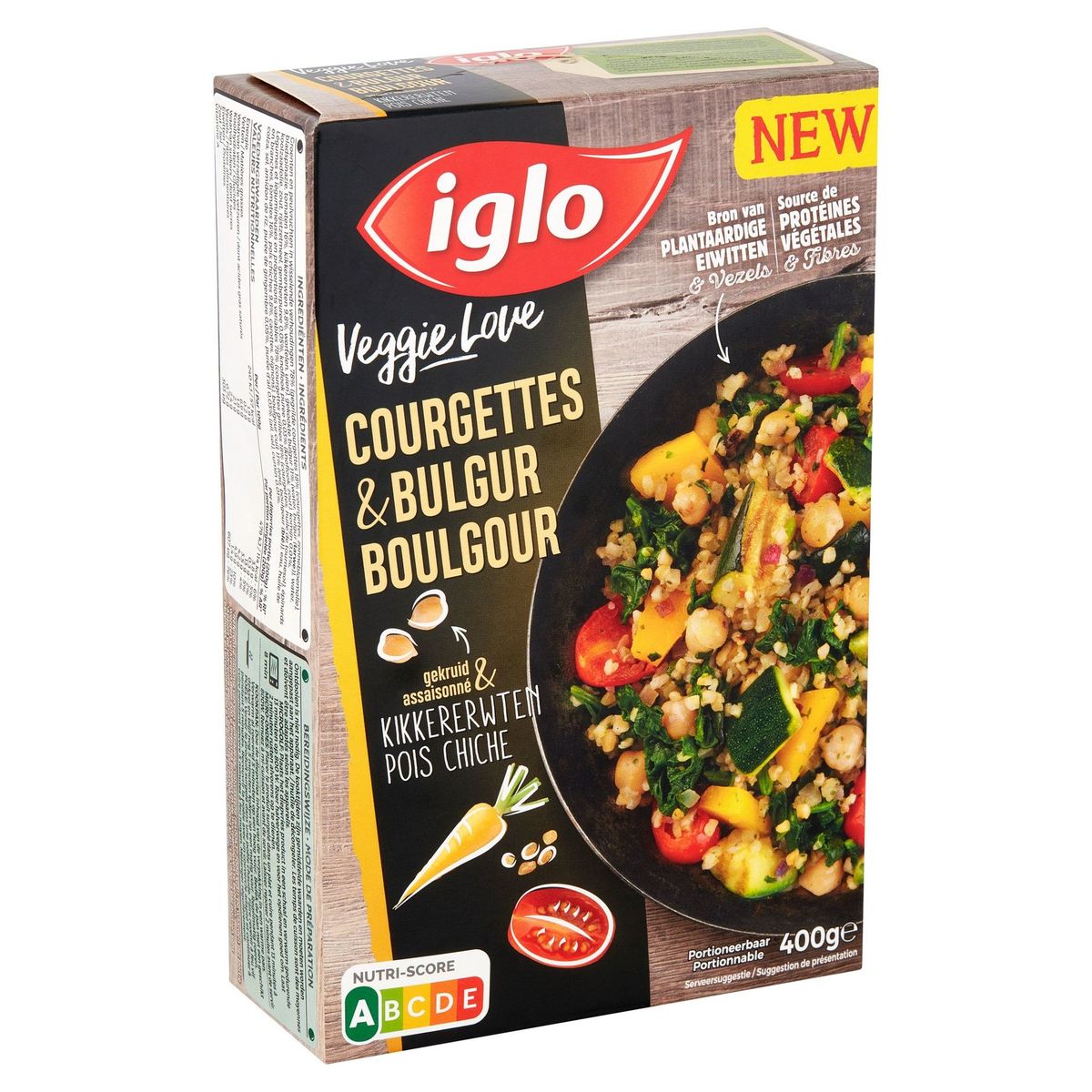 Iglo Veggie Love Courgettes & Boulgour 400 g