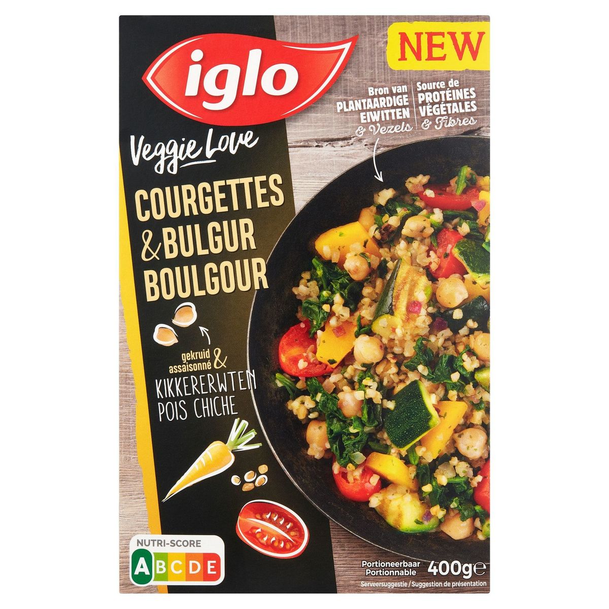 Iglo Veggie Love Courgettes & Boulgour 400 g