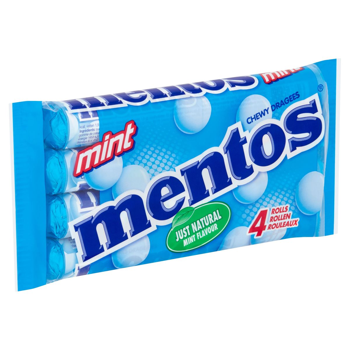 Mentos Chewy Dragees Mint Rollen 4 x 37.5 g