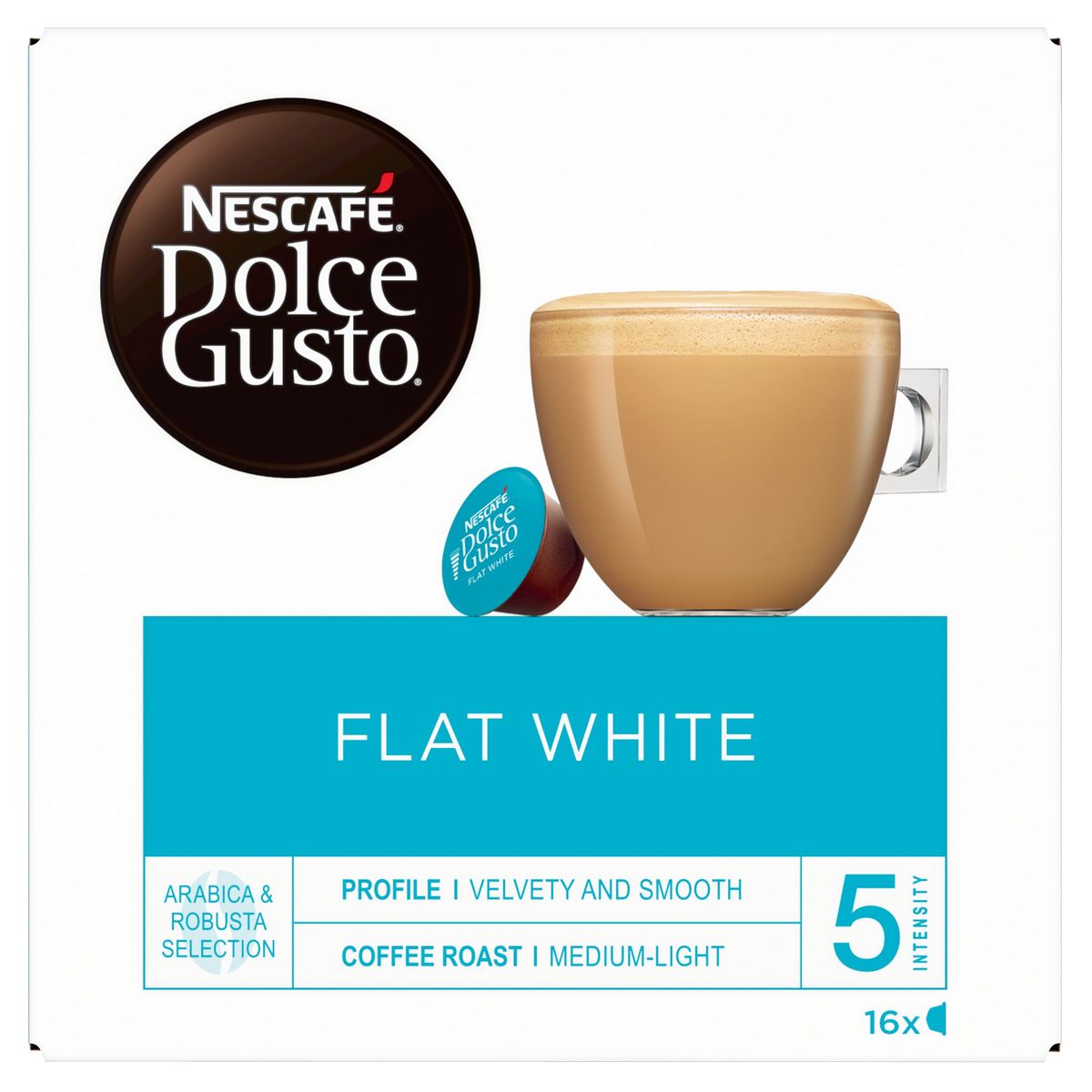 Nescafé Dolce Gusto Flat White 16 capsules