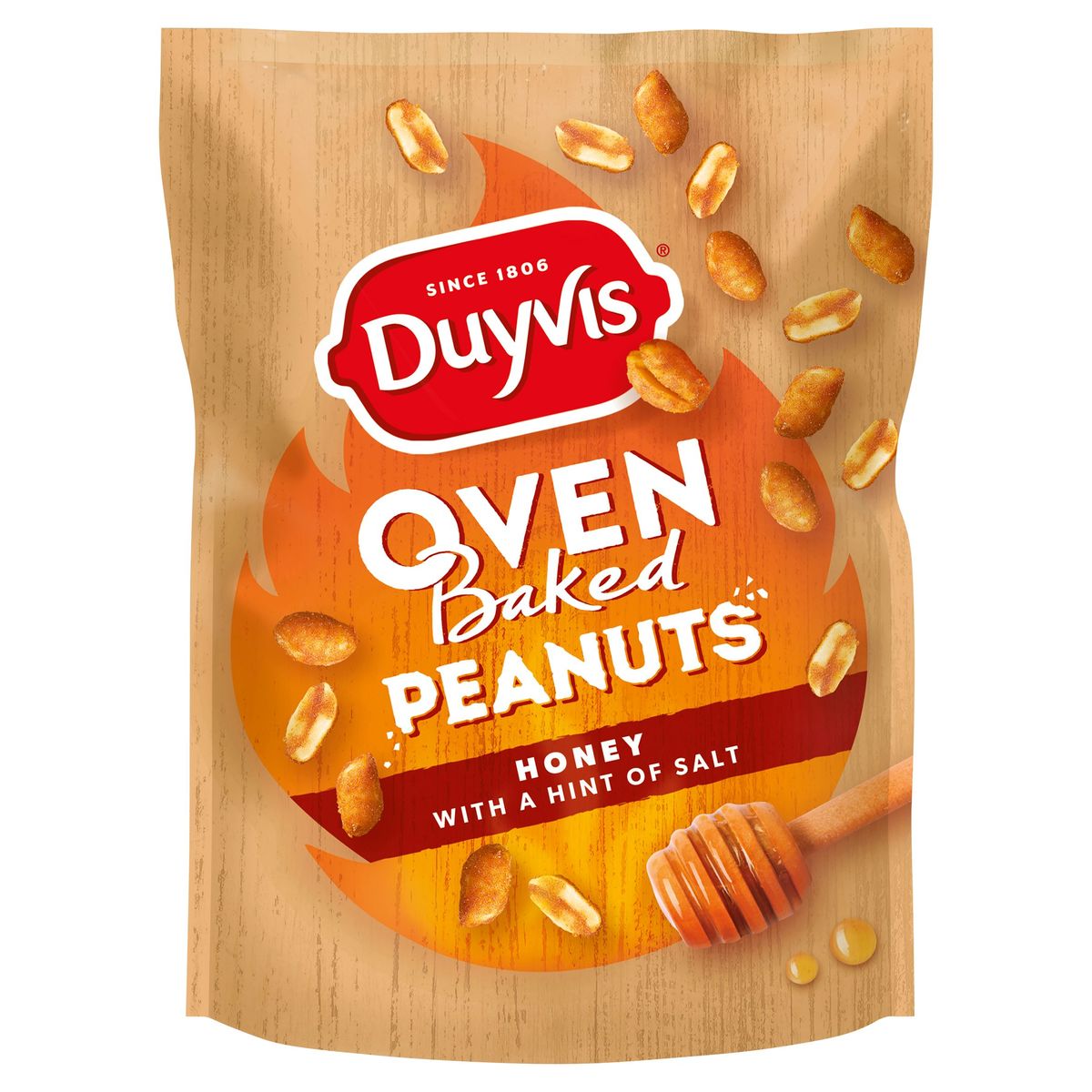 Duyvis Oven Baked Honing Pinda Nootjes 175 gr