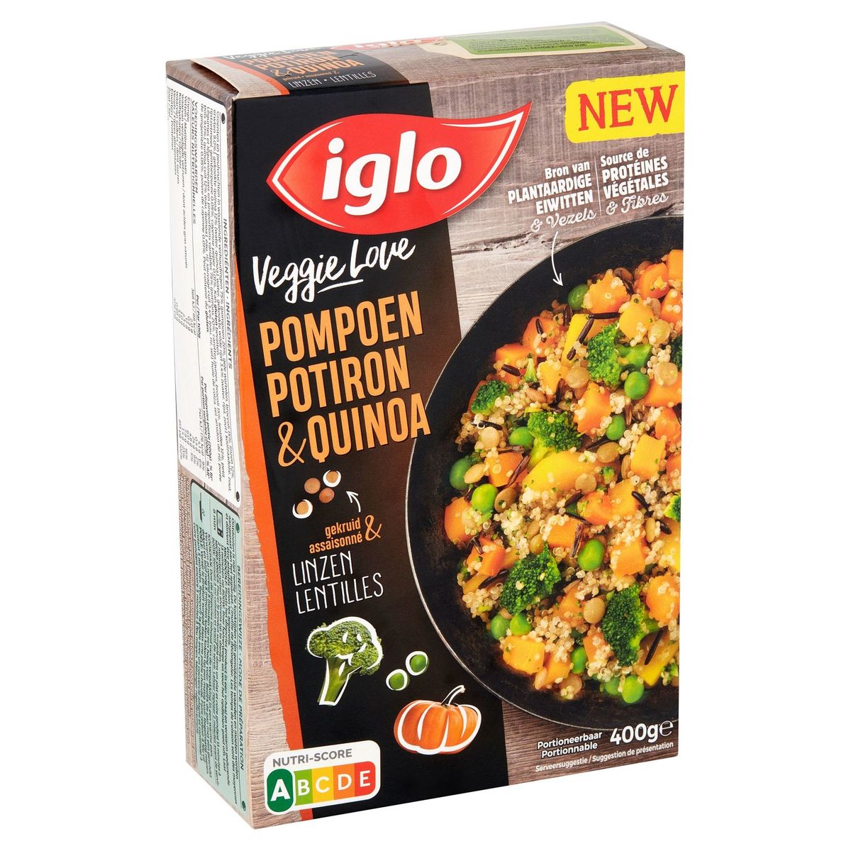 Iglo Veggie Love Potiron & Quinoa 400 g