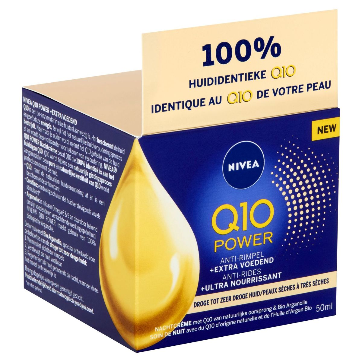 Assimileren gouden formule Nivea Q10 Power Anti-Rimpel + Extra Voedend 50 ml | Carrefour Site