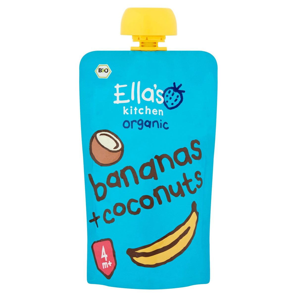 Ella's Kitchen Organic Bananas + Coconuts 4+ Mois 120 g