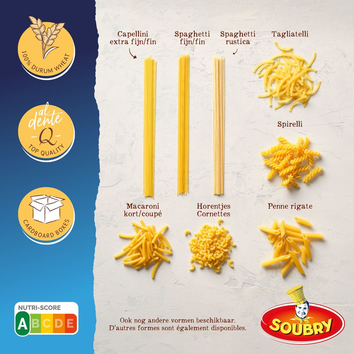 Soubry Pasta Macaroni lang 375g