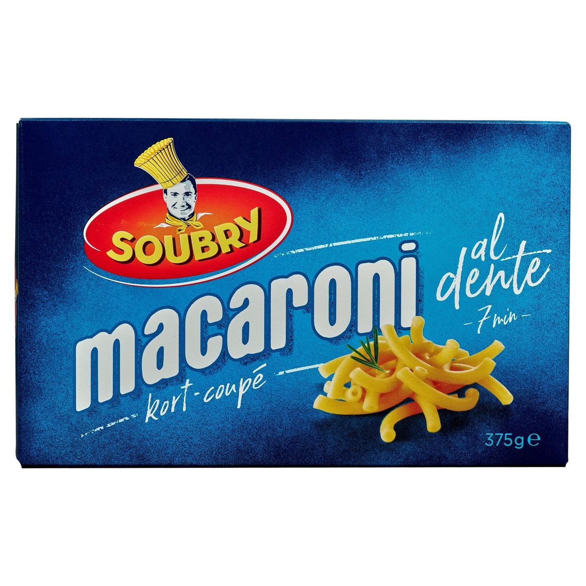 Soubry Pâtes Macaroni coupé 375g