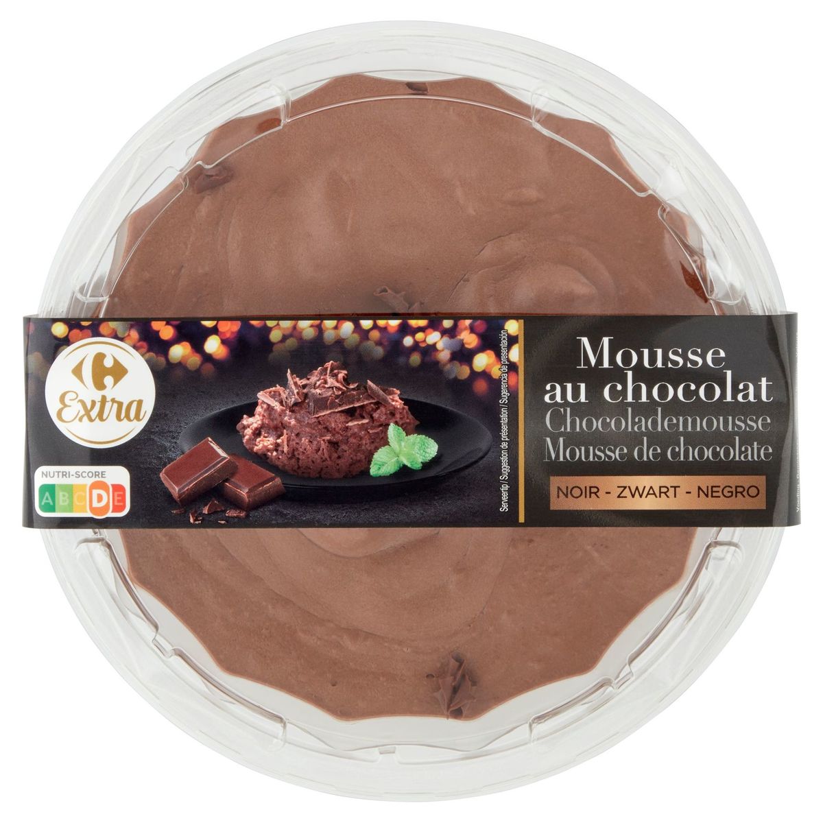 Carrefour Extra Mousse au Chocolat Noir 400 g