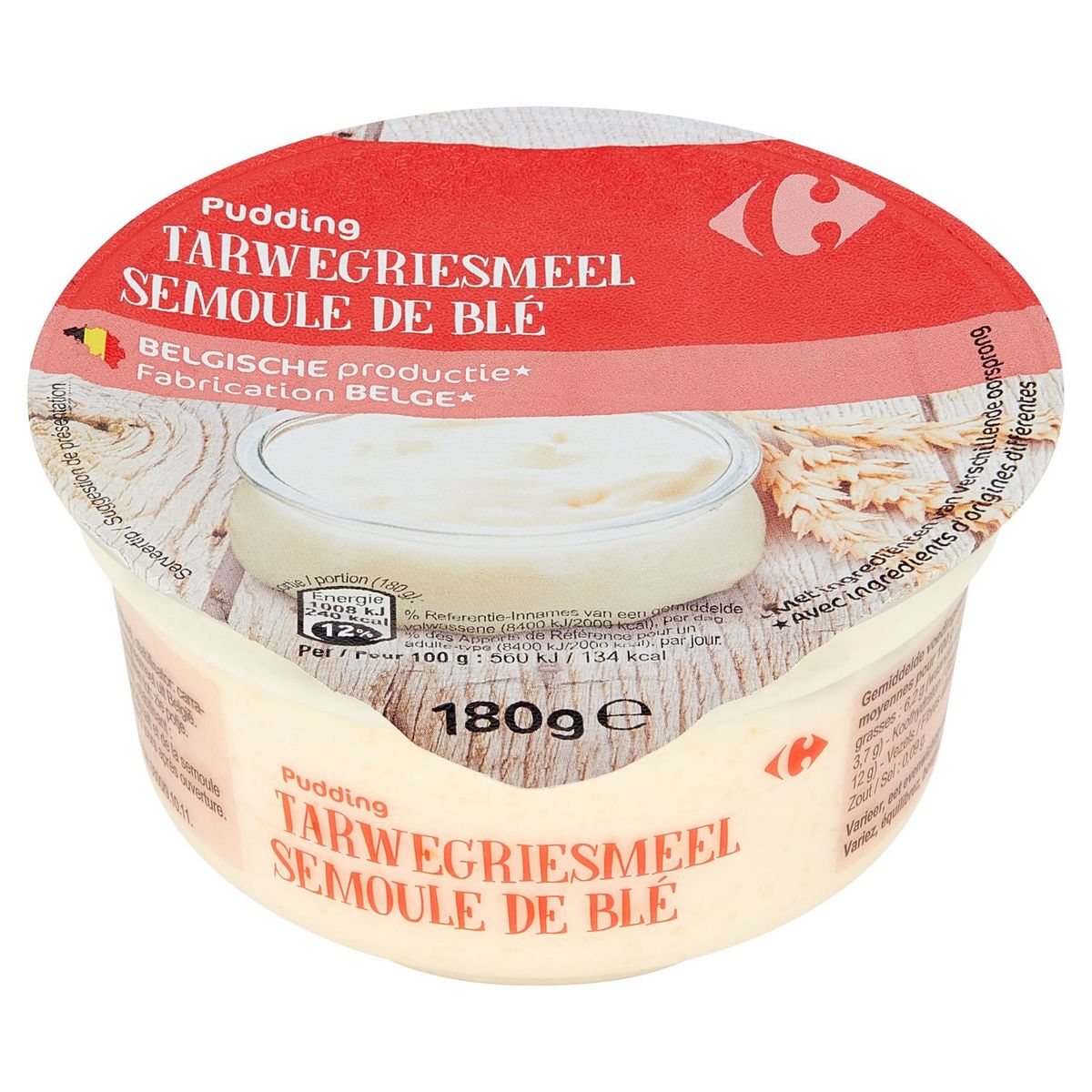 Carrefour Pudding Semoule de Blé 180 g