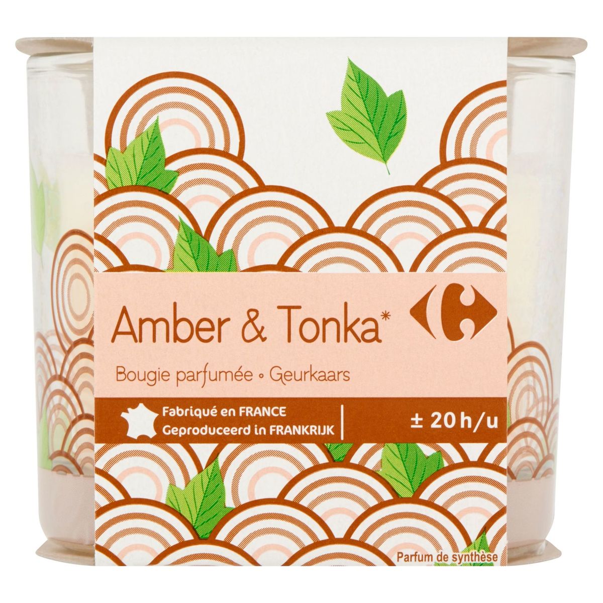 Carrefour Amber & Tonka Bougie Parfumée 100 g