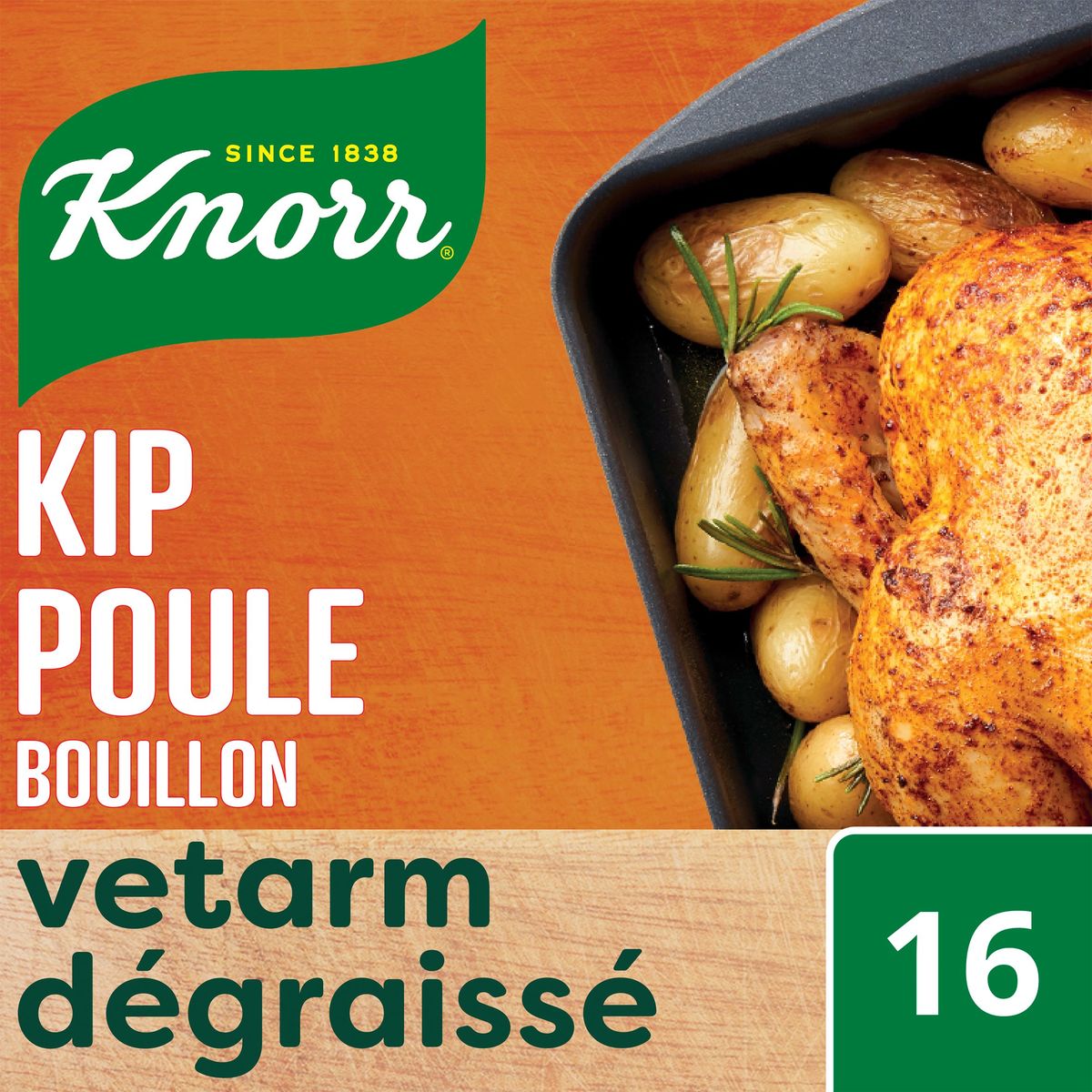 Knorr Finesse cubes de bouillon Poulet dégraissés 176 gr