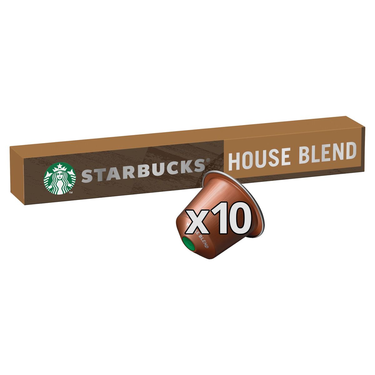 Starbucks by Nespresso Koffie House Blend 10Capsules 12x57g