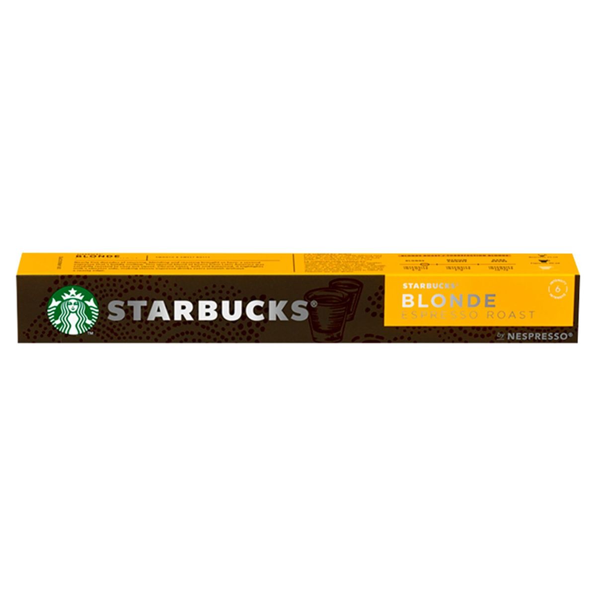 Starbucks by Nespresso Koffie Blonde Espresso Roast 10 Capsules 12x53g