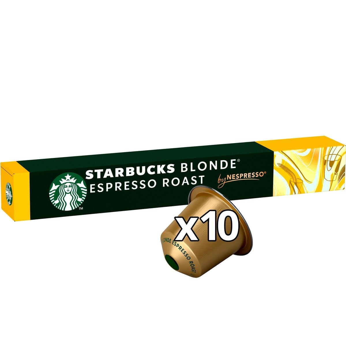 Starbucks by Nespresso Koffie Blonde Espresso Roast 10 Capsules 12x53g