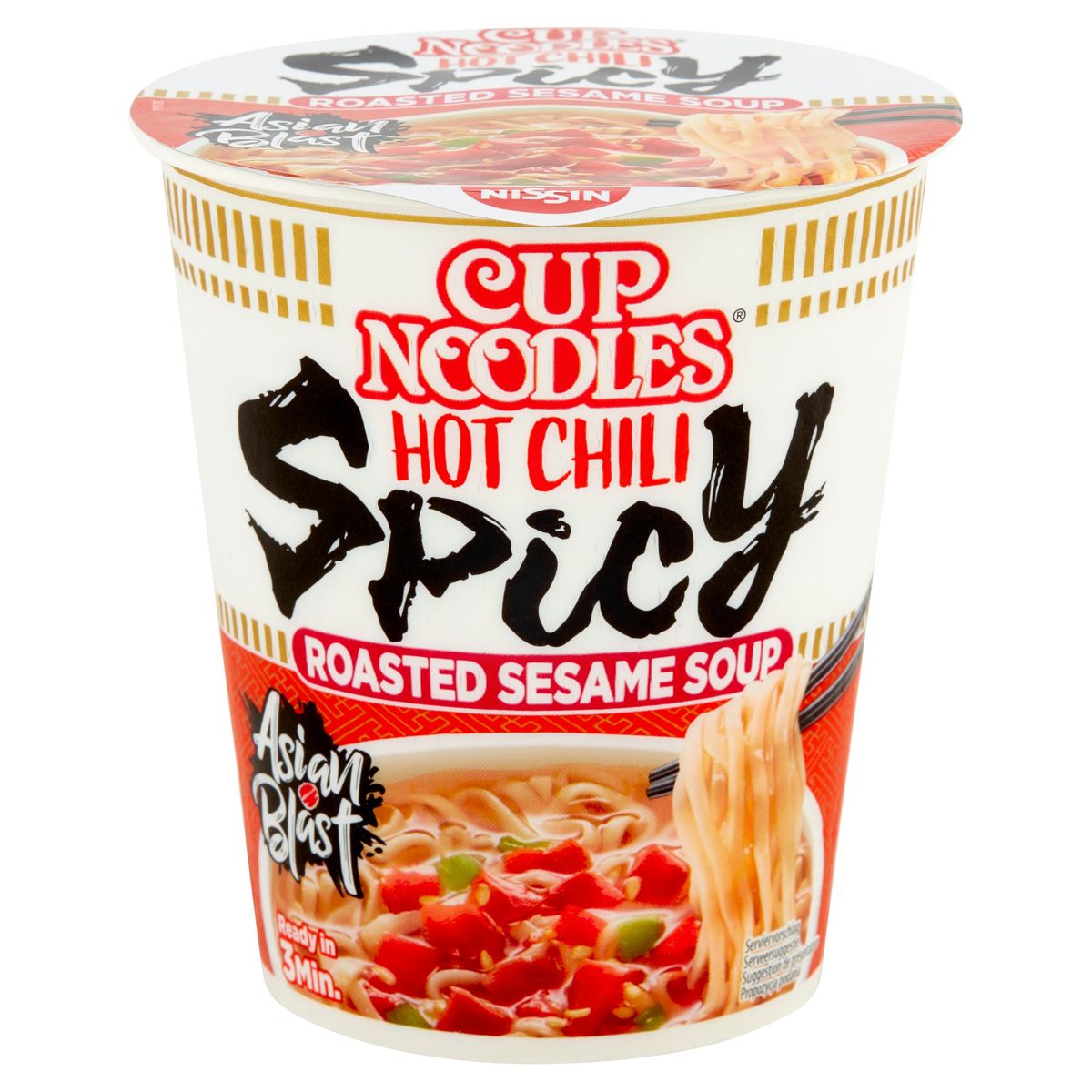 Nissin Cup Noodles Hot Chili Spicy Roasted Sesame Soup 66 g