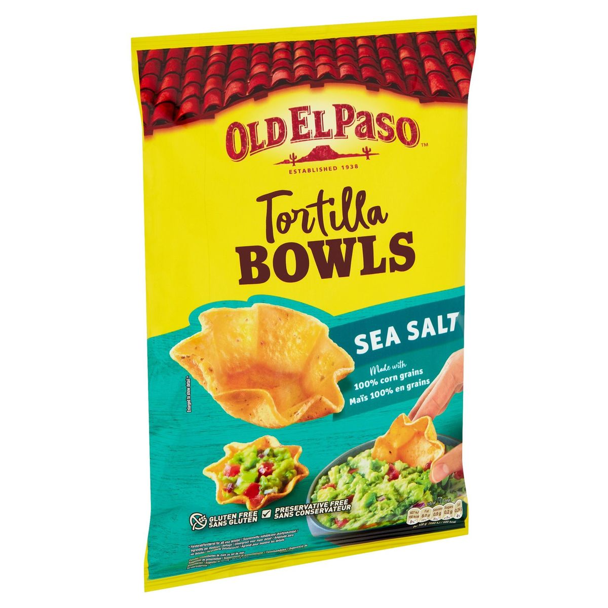 Old El Paso Tortilla Bowls Sea Salt 150 g