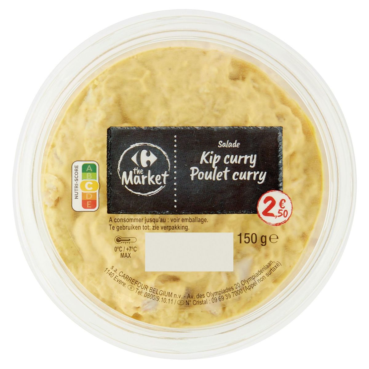 Carrefour The Market Salade Poulet Curry 150 g