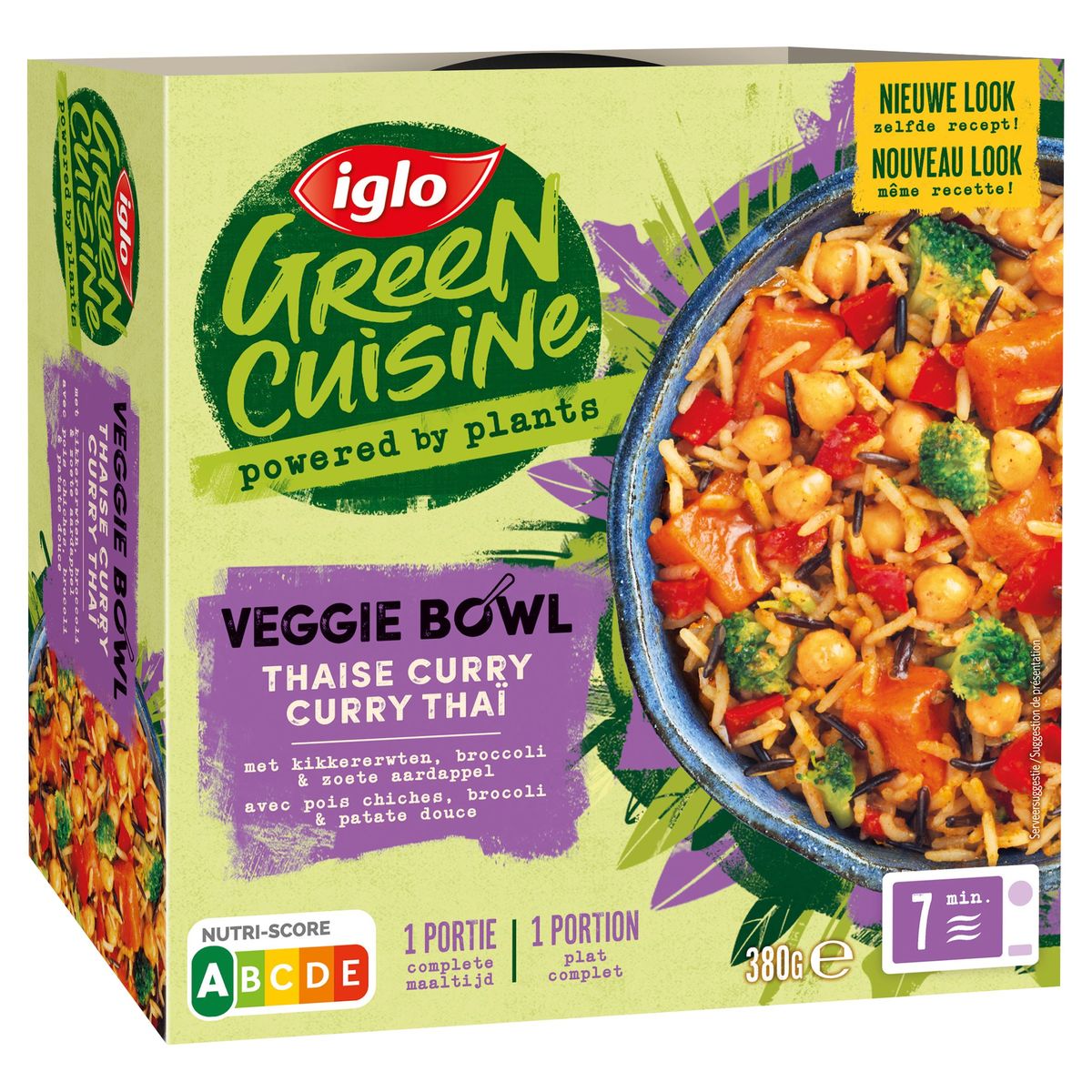 Iglo Green Cuisine Veggie Bowl Thai Curry x1 portie 380 g