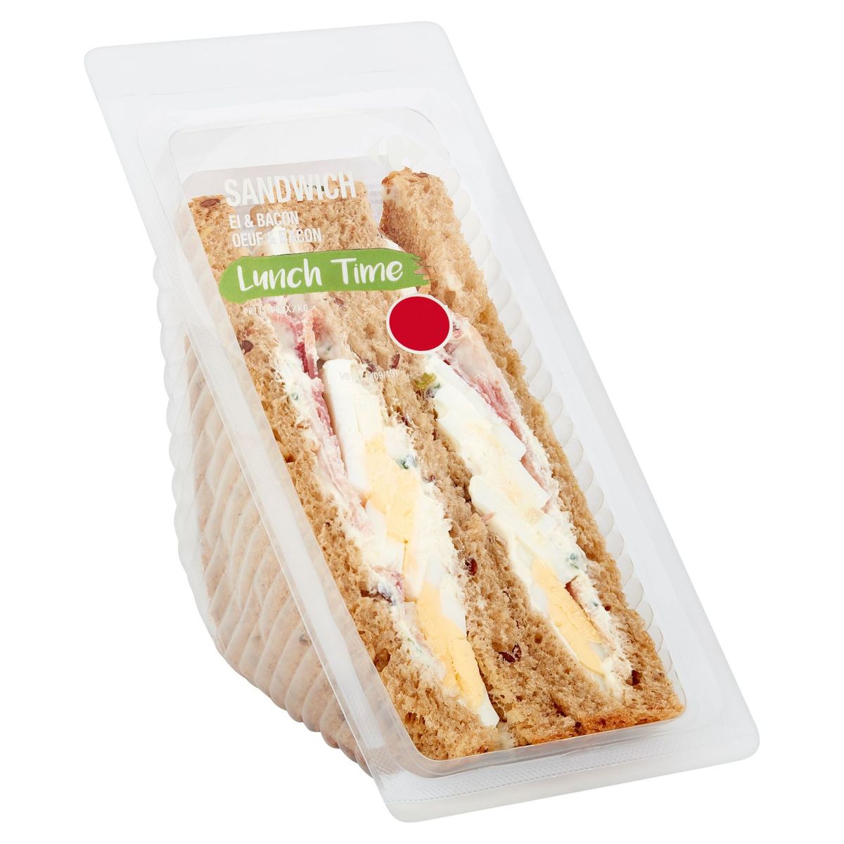 Carrefour Lunch Time Sandwich Ei & Bacon 180 g