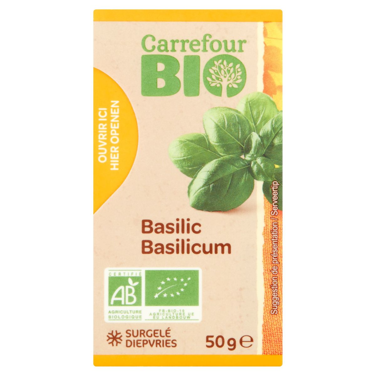 Carrefour Bio Basilicum 50 g